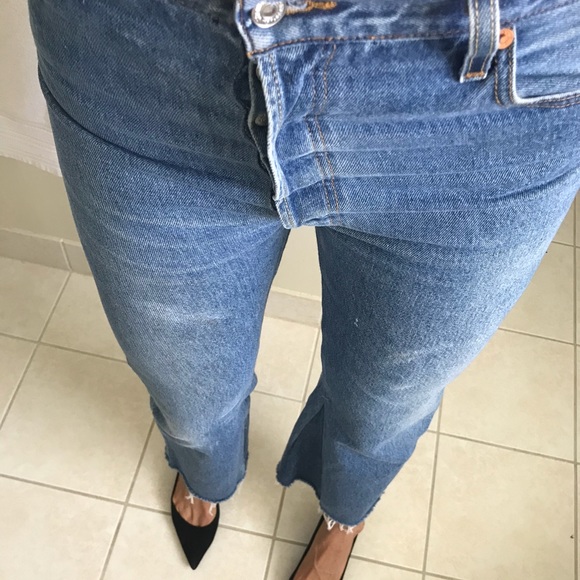 Re/Done Denim - RE/DONE - Levi’s High Rise Crop Flare, Small 28